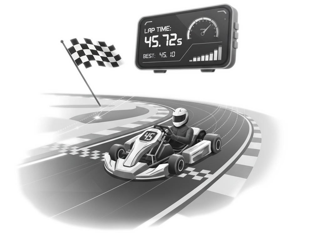Kart racing telemetry analysis